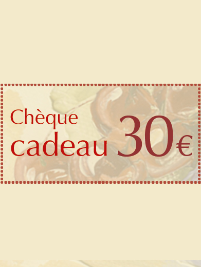 Chéque Cadeau 30 €